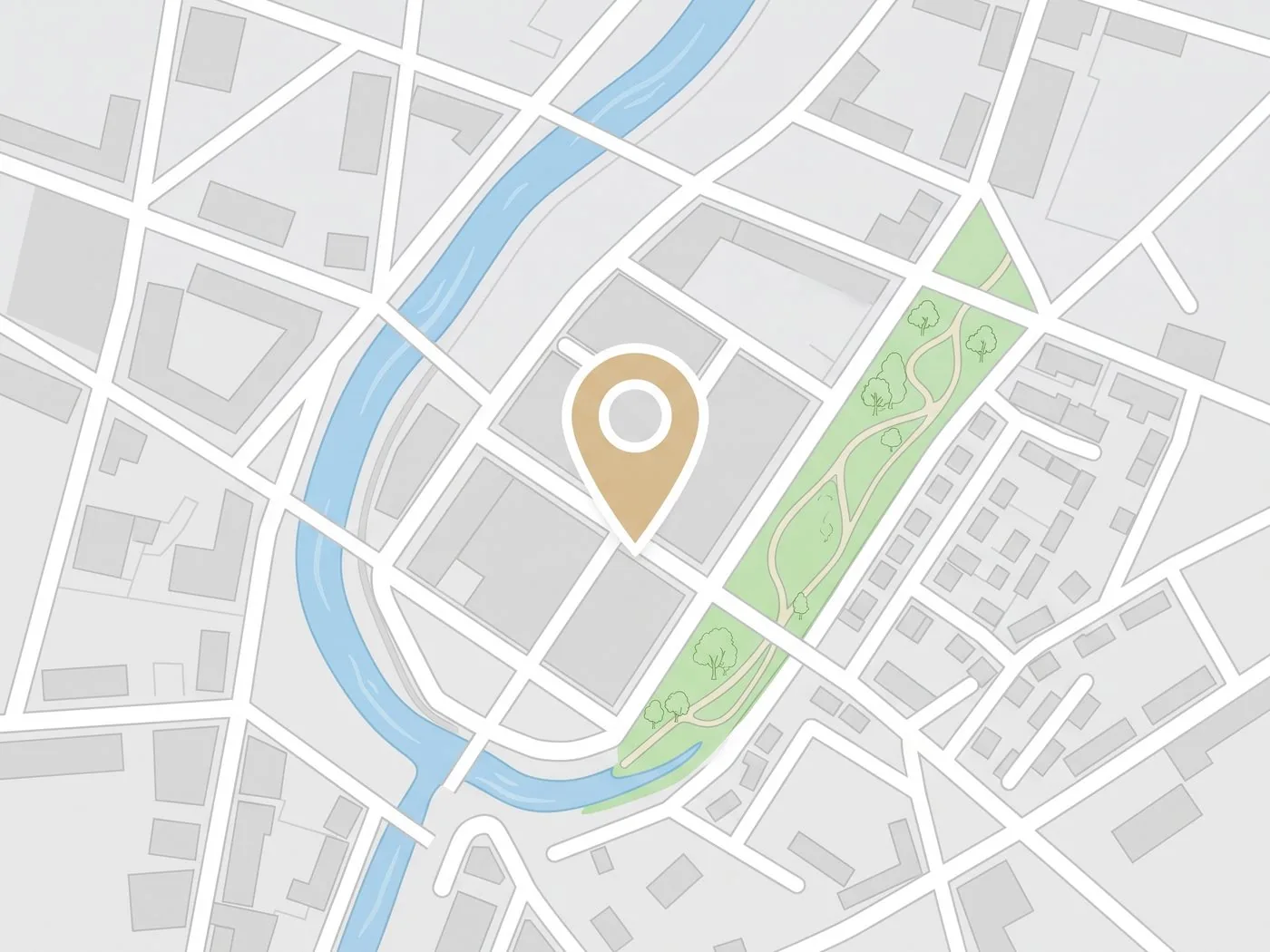 Lageplan der Kanzlei in der Georgstraße in Hannover